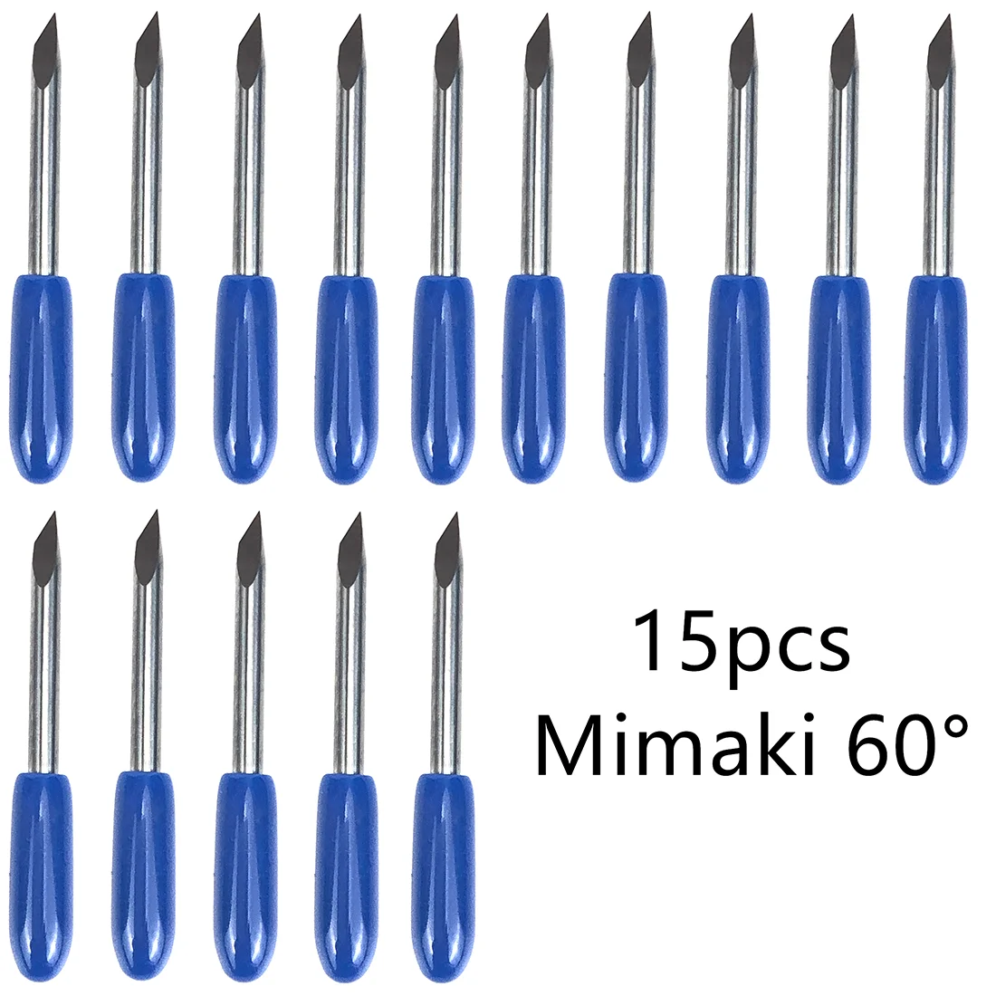 

60 градусов, 15 шт., Mimaki, плоттер, лезвие, виниловый резак, нож для Mimaki, режущий фрезерный резьбовой инструмент, высокое качество