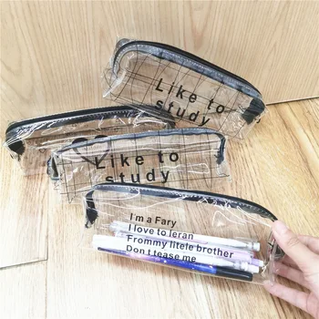 South Korea Cute Simple Transparent Lettered Octagonal Pencil Case Hipster Creative Students Portable Lead Pencil Case Stationer
South Korea Cute Simple Transparent Lettered Octagonal Pencil Case Hipster Creative Students Portable Lead Pencil Case Stationer