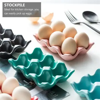 2pcs Egg Storage Trays Six Grid Egg Holder Ceramic Egg Box Refrigerator Shockproof Nonslip Bottom Egg Storage Box
2pcs Egg Storage Trays Six Grid Egg Holder Ceramic Egg Box Refrigerator Shockproof Nonslip Bottom Egg Storage Box