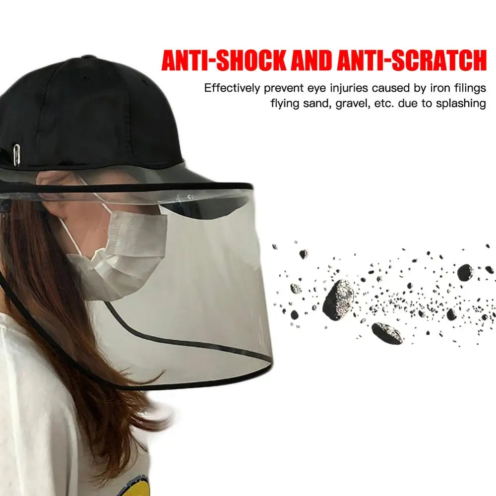 Anti Pollution anti-virus Collapsible Protective Cap Reusable Masks Anti-fog Hat Anti-ultraviolet Isolation Mask Sun Hat
Anti Pollution anti-virus Collapsible Protective Cap Reusable Masks Anti-fog Hat Anti-ultraviolet Isolation Mask Sun Hat