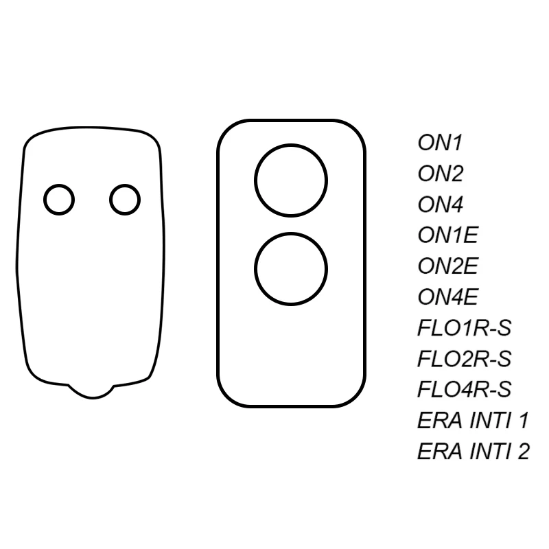 Nice Flor s FLO2R S FLO2RE Flors 433 92 MHz пульт дистанционного управления передатчик