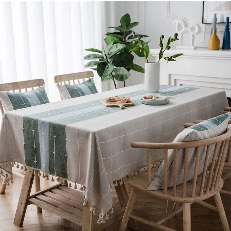 Splicing Tablecloth Striped Tea Table Cover Embroidered Picnic Cloth Plaid Background Cloth Table Decor Waterproof Oilproof
Splicing Tablecloth Striped Tea Table Cover Embroidered Picnic Cloth Plaid Background Cloth Table Decor Waterproof Oilproof
