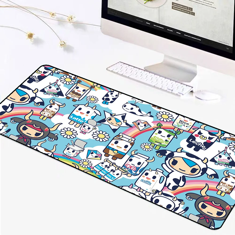 XGZ High Quality Anime Multi-size Large Mouse Pad Japanese Tokidoki Gamers Play Mousepad Rubber Computer Game Desk | Компьютеры и офис