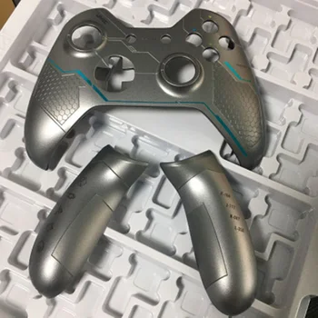 Front Shell Cover Faceplate Mod With Rear Grips Right Left Side Rails Handles Panels Set for Xbox One Controller Silver Halo 5
Front Shell Cover Faceplate Mod With Rear Grips Right Left Side Rails Handles Panels Set for Xbox One Controller Silver Halo 5