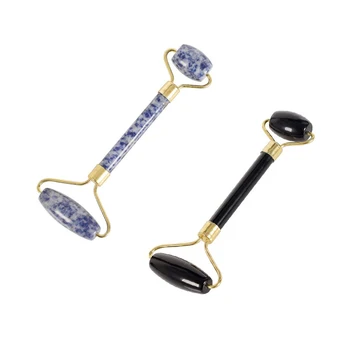 2 Pcs Jade Stone Facial Massage Roller Practical Jade Face Anti Wrinkle Body Head Portable Beauty Health Care Tools, Blue & Obsi
2 Pcs Jade Stone Facial Massage Roller Practical Jade Face Anti Wrinkle Body Head Portable Beauty Health Care Tools, Blue & Obsi