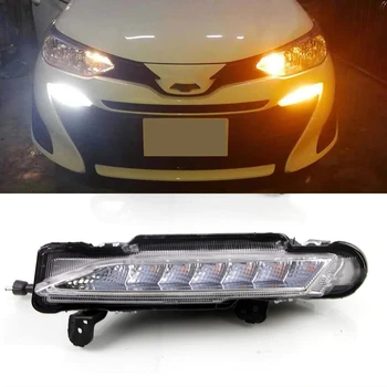 CSCSNL 1 Set Yellow Turning Signal Waterproof ABS Car LED DRL LED Daytime Running Light Daylight For Toyota Yaris 2017 2018 2019
CSCSNL 1 Set Yellow Turning Signal Waterproof ABS Car LED DRL LED Daytime Running Light Daylight For Toyota Yaris 2017 2018 2019