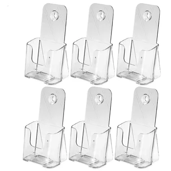 6 Pack Premium Trifold 4 Inches Wide Brochure Holder, Plastic Brochure Holder Wall Mount Clear Countertop Organizer Literature H
6 Pack Premium Trifold 4 Inches Wide Brochure Holder, Plastic Brochure Holder Wall Mount Clear Countertop Organizer Literature H