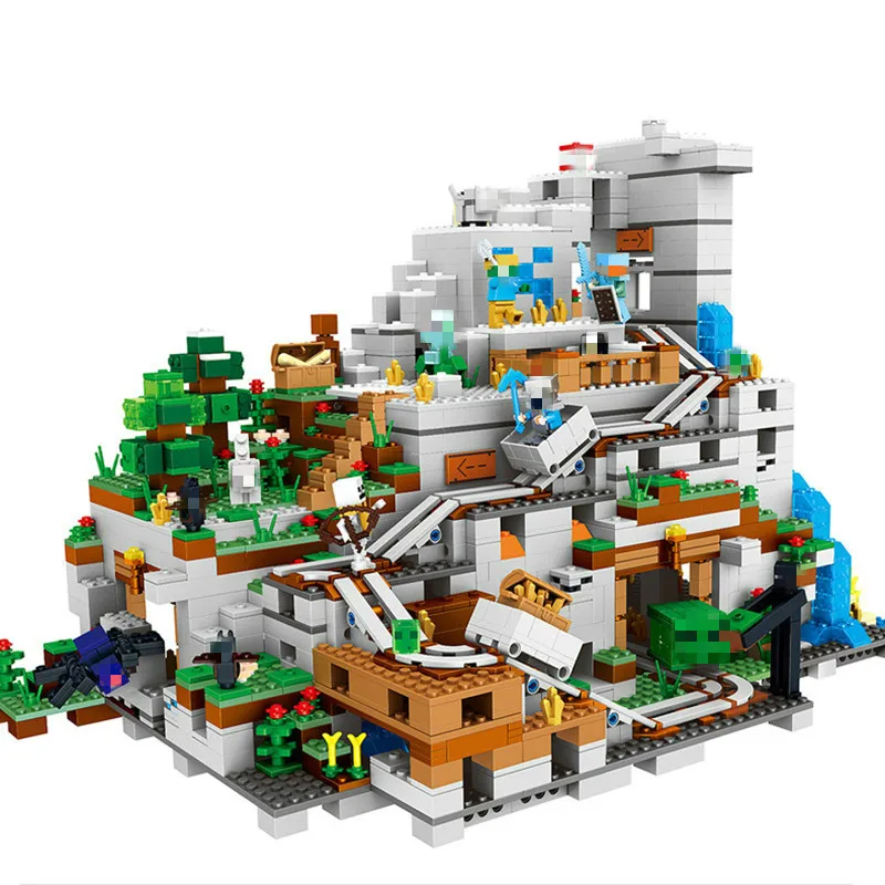 2683PCS Legoingsly Top Cool Fun The Mountain Cave My Worlds Minecraftedsl Children Model Building Kit Blocks Bircks Toy for Xmas
2683PCS Legoingsly Top Cool Fun The Mountain Cave My Worlds Minecraftedsl Children Model Building Kit Blocks Bircks Toy for Xmas
