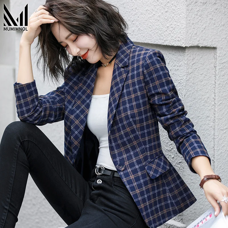 2019 Autumn Plaid Small Suit Coat Women's Autumn And Winter New Style CHIC Long Sleeve Casual Short Suit Women's
2019 Autumn Plaid Small Suit Coat Women's Autumn And Winter New Style CHIC Long Sleeve Casual Short Suit Women's