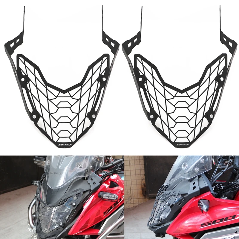 

Аксессуары для мотоциклов HONDA CB500X CB400X CB500 X CB 400X 2019 2020 2021, защита фар, решетка, защитная крышка, деталь двигателя