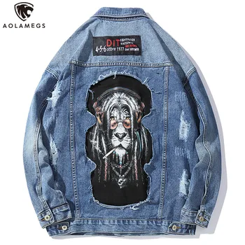 Aolamegs Men's Denim Jacket Back Broken Print Cowboy Coat Hole Retro Picture High Street Men Jacket Hip Hop Streetwear Couple
Aolamegs Men's Denim Jacket Back Broken Print Cowboy Coat Hole Retro Picture High Street Men Jacket Hip Hop Streetwear Couple