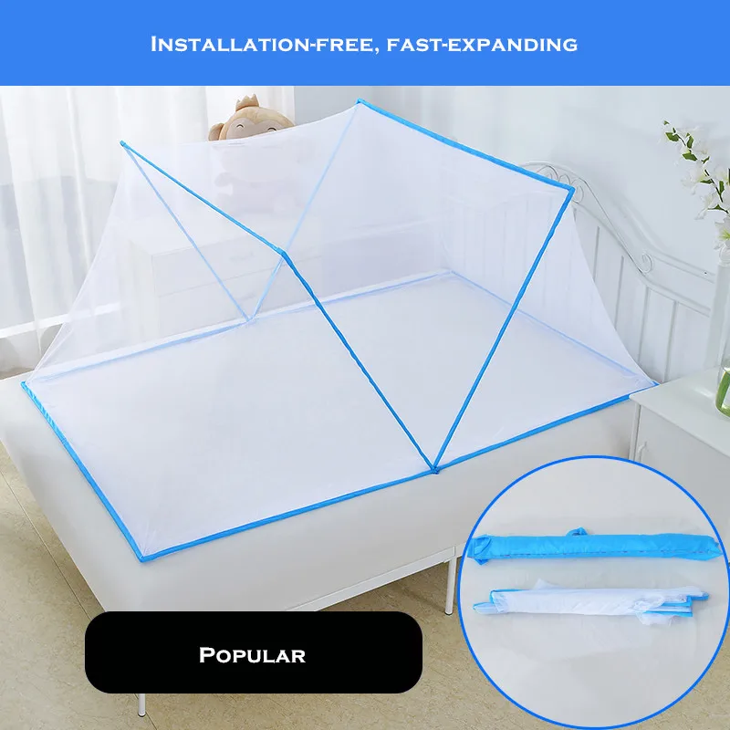 0-5Y Mosquito Net Single Double Bed Mosquitera Canopy Netting Kids Bed Tent Outdoor Fast installation of folded mosquito net
0-5Y Mosquito Net Single Double Bed Mosquitera Canopy Netting Kids Bed Tent Outdoor Fast installation of folded mosquito net