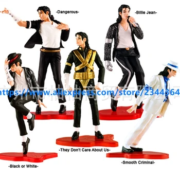 1 Set 5 Pcs Jackson Doll 10 cm Height PVC Michael MJ Concert 5 Different Dancing Postures Figures Office Figurines Puppets
1 Set 5 Pcs Jackson Doll 10 cm Height PVC Michael MJ Concert 5 Different Dancing Postures Figures Office Figurines Puppets