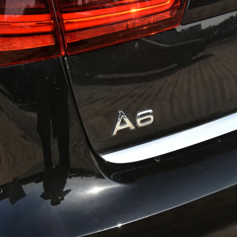 Черный или серебристый A 3 4 5 6 7 8 Автомобильный задний бампер багажник Английский