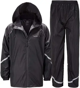Rain Suit for Men Outdoor Mountain Waterproof Windproof Lightweight Packable Hooded Rainwear Jacket & Trouser
Rain Suit for Men Outdoor Mountain Waterproof Windproof Lightweight Packable Hooded Rainwear Jacket & Trouser