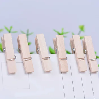 50Pcs Mini 25mm Natural Wooden Clips Photo Clips Clothespin DIY Wedding Party Craft Decoration Clips Pegs
50Pcs Mini 25mm Natural Wooden Clips Photo Clips Clothespin DIY Wedding Party Craft Decoration Clips Pegs