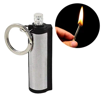 

Creative 10,000 Times Waterproof Lighted Match Kerosene Lighter Keychain Multifunctional Outdoor Million Matches Fire Starter