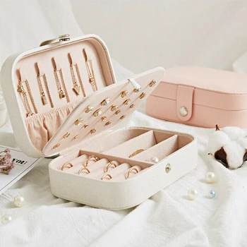 New Jewelry Box PU Leather Casket For Jewelry Gift Ring Earrings Necklace Storage Travel
New Jewelry Box PU Leather Casket For Jewelry Gift Ring Earrings Necklace Storage Travel