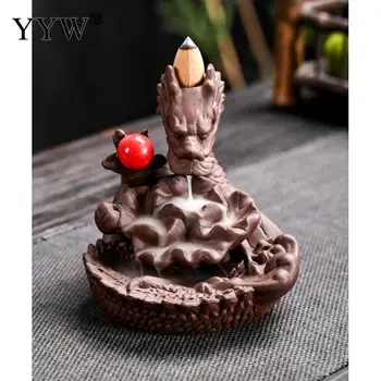 Dragon Backflow Incense Burner Incense Waterfall Incense Burner Holder Ceramic Reflux Incense Waterfall Stove Censer Burner
Dragon Backflow Incense Burner Incense Waterfall Incense Burner Holder Ceramic Reflux Incense Waterfall Stove Censer Burner