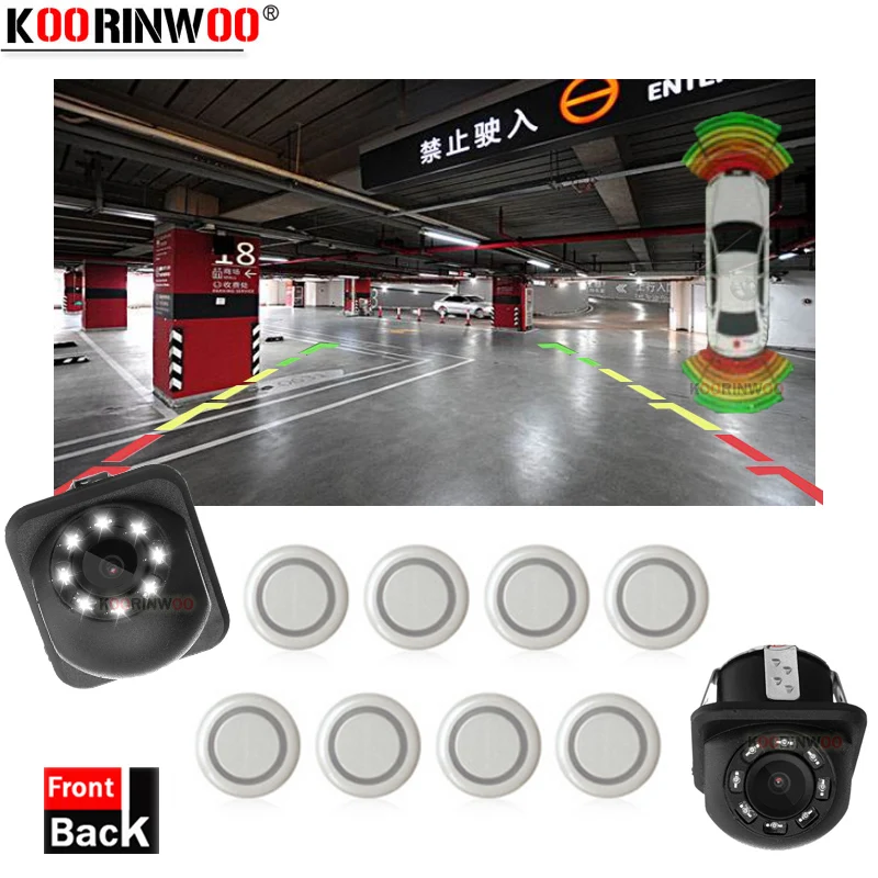 Koorinwoo Visible Digital Distance Car Parking Sensors Parktronic 8 System Alarm 4 Rearview Camera For Monitor DVD Fit All Car
Koorinwoo Visible Digital Distance Car Parking Sensors Parktronic 8 System Alarm 4 Rearview Camera For Monitor DVD Fit All Car