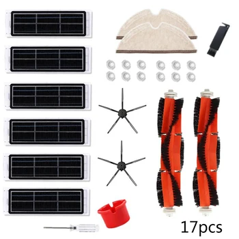17pcs For Xiaomi Roborock S6 S60 S65 S5 Sweeper Filter Activated Carbon Filter Main Brush Mop Kit New
17pcs For Xiaomi Roborock S6 S60 S65 S5 Sweeper Filter Activated Carbon Filter Main Brush Mop Kit New
