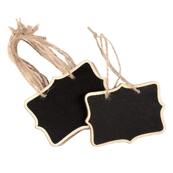 20Pcs Mini Chalkboards Signs 3.2 x 2.4 Inch Hanging Blackboard Rectangle Message Board Double Sided for Weddings, Kids Crafts, G
20Pcs Mini Chalkboards Signs 3.2 x 2.4 Inch Hanging Blackboard Rectangle Message Board Double Sided for Weddings, Kids Crafts, G