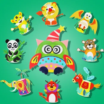 Children's puzzle hand-made materials pack children's toys diy creative hand-made colorful paper cups stickers paper plate set
Children's puzzle hand-made materials pack children's toys diy creative hand-made colorful paper cups stickers paper plate set