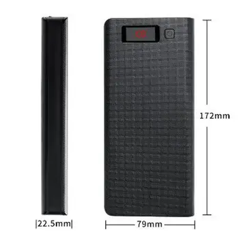 (No Battery) Dual USB 8x 18650 Batteries DIY Power Bank Box Holder Case Charger LED Light Power Adapter For Mobile Phone Tablet
(No Battery) Dual USB 8x 18650 Batteries DIY Power Bank Box Holder Case Charger LED Light Power Adapter For Mobile Phone Tablet