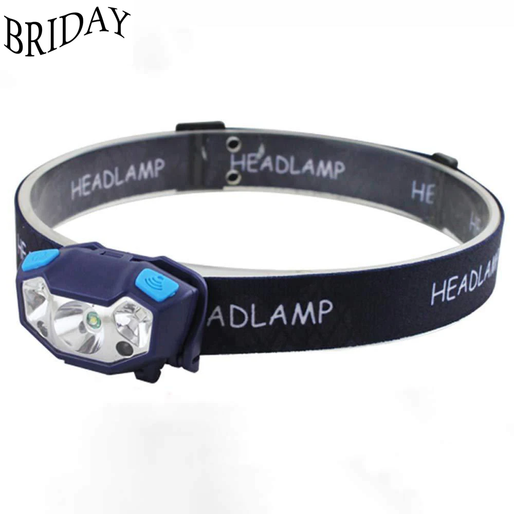 Rechargable LED Headlamp BRIDAY Motion Sensor Headlight 5 Modes Flashlight Built-in Battery Head Light Brightest Head Lamp
Rechargable LED Headlamp BRIDAY Motion Sensor Headlight 5 Modes Flashlight Built-in Battery Head Light Brightest Head Lamp