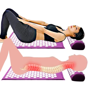 Acupressure Mattress Neck Foot Massage Back Pillow Cushion Yoga Mat Tang Anti-stress Pad Acupuncture Needle Massager
Acupressure Mattress Neck Foot Massage Back Pillow Cushion Yoga Mat Tang Anti-stress Pad Acupuncture Needle Massager