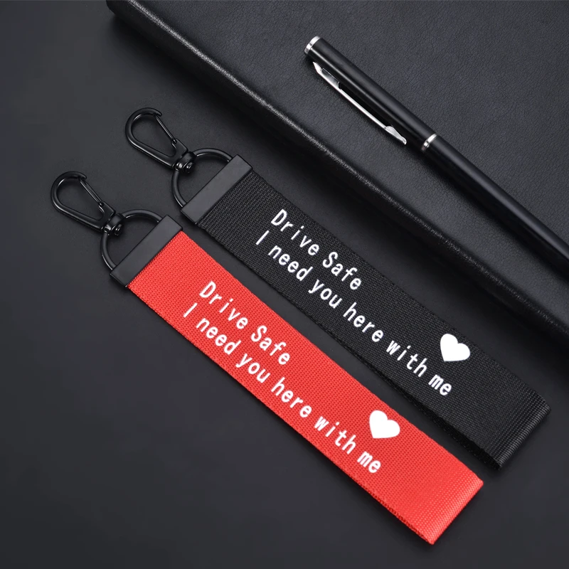 Drive Safe I Need You Here With Me Ribbon Couples Keychain Boyfriend Gift Engraved Keychain Husband Gift Father Gift Key chain
Drive Safe I Need You Here With Me Ribbon Couples Keychain Boyfriend Gift Engraved Keychain Husband Gift Father Gift Key chain