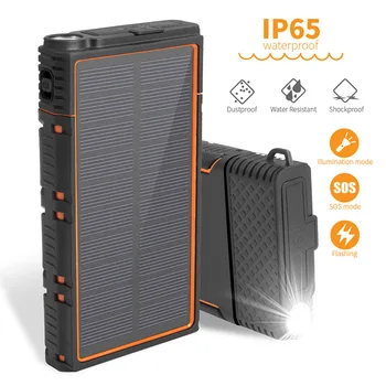 Hight Capacity 15000mAh Solar Power Bank Waterproof Outdoor Powerbank Battery Portable Charger SOS LED
Hight Capacity 15000mAh Solar Power Bank Waterproof Outdoor Powerbank Battery Portable Charger SOS LED