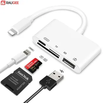 SD Card Reader for iPad Lightning to USB Female Camera Keyboard Micro SD OTG Adapter SD Card Reader for Apple iPhone iOS
SD Card Reader for iPad Lightning to USB Female Camera Keyboard Micro SD OTG Adapter SD Card Reader for Apple iPhone iOS