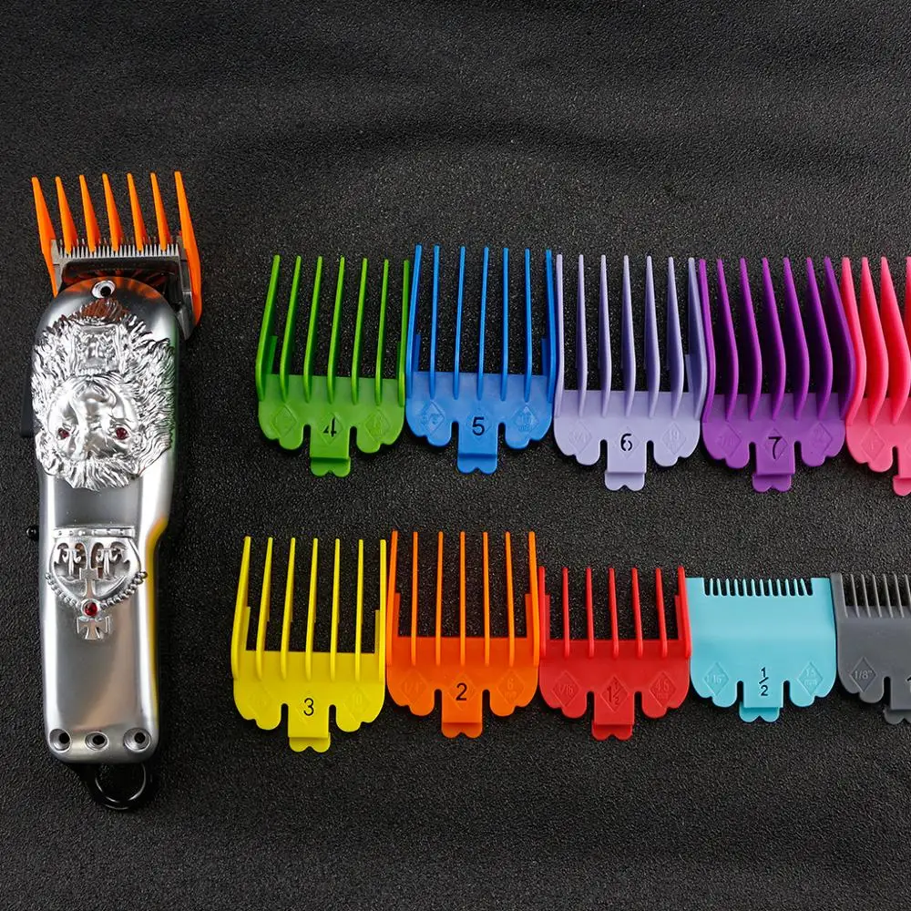 10Pcs Oil Head Hair Clipper Limit Comb Haircut Push Clipper Guide Hair Trimmer Attachment Barber Shop Hairdresser Styling Tool
10Pcs Oil Head Hair Clipper Limit Comb Haircut Push Clipper Guide Hair Trimmer Attachment Barber Shop Hairdresser Styling Tool