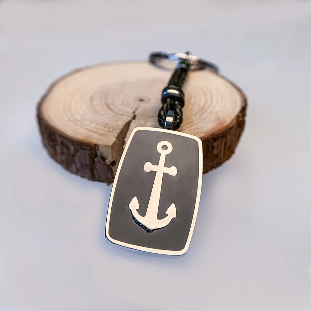Runda 2020 High Quality Men'S Fashion Leather Sailor Anchor Chain Pendant Stainless Steel Key Ring Jewelry
Runda 2020 High Quality Men'S Fashion Leather Sailor Anchor Chain Pendant Stainless Steel Key Ring Jewelry