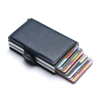Credit Card Holder Mens Double Cardholder Case Wallet PU Leather Business Bank Creditcard Anti Protect Travel ID Cardholder 
Credit Card Holder Mens Double Cardholder Case Wallet PU Leather Business Bank Creditcard Anti Protect Travel ID Cardholder