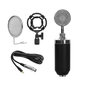 MovingMic Professional Condenser Microphone For Computer with Shock Mount Foam Cap Cable
MovingMic Professional Condenser Microphone For Computer with Shock Mount Foam Cap Cable