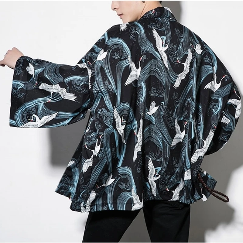 Yukata haori men Japanese kimono cardigan men samurai costume clothing kimono jacket mens kimono shirt yukata haori KK001
Yukata haori men Japanese kimono cardigan men samurai costume clothing kimono jacket mens kimono shirt yukata haori KK001