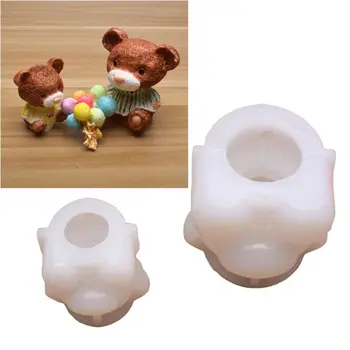 Handmade 3D Cartoon Bear Ice Tray Mould Silicone Soap Candle Ice Tray Resin Casting Silicone Molds Art Craft DIY Tools
Handmade 3D Cartoon Bear Ice Tray Mould Silicone Soap Candle Ice Tray Resin Casting Silicone Molds Art Craft DIY Tools
