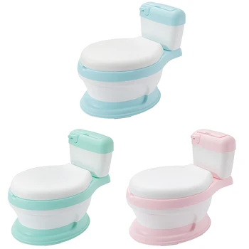 Baby Potty Toilet Training Potty with Cushioned Seat Ring Baby Extra Large Toilet Comfortable Backrest Cartoon Cute Pot 
Baby Potty Toilet Training Potty with Cushioned Seat Ring Baby Extra Large Toilet Comfortable Backrest Cartoon Cute Pot