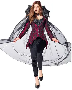 Fantasia Women Vampire Witch Costume Adult Female Halloween Vampire Cosplay Costume Carnival Masquerade Fancy Dress Plus Size XL 
Fantasia Women Vampire Witch Costume Adult Female Halloween Vampire Cosplay Costume Carnival Masquerade Fancy Dress Plus Size XL
