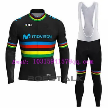 Jacket Kit Team Pro Champion Cycling Suit Long Sleeve Bicycle Jersey Winter Fleece Set Bike Men Maglia Ciclismo Uomo Cycliste 
Jacket Kit Team Pro Champion Cycling Suit Long Sleeve Bicycle Jersey Winter Fleece Set Bike Men Maglia Ciclismo Uomo Cycliste