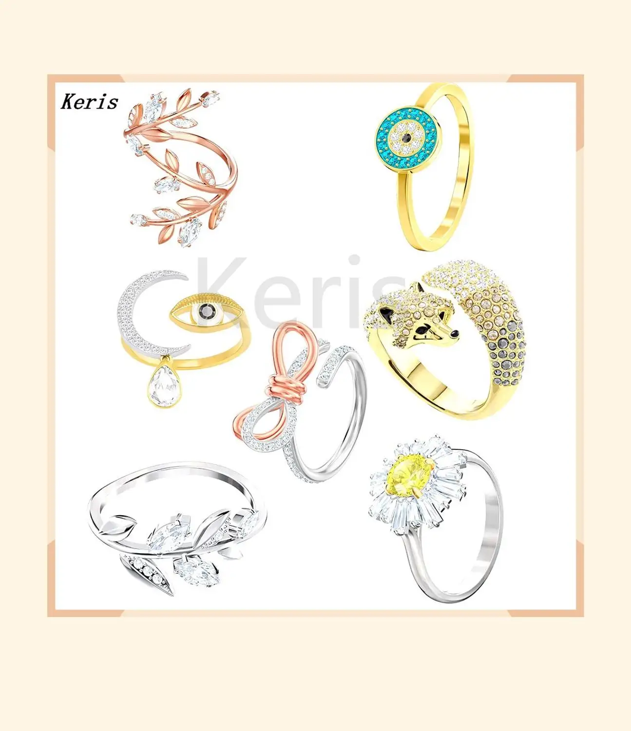 2019 New Fashion Minimalist March Fox Motif Leaf Eyes Yellow Flower Ring Original High Quality Full Round Fine Ladies Jewelry
2019 New Fashion Minimalist March Fox Motif Leaf Eyes Yellow Flower Ring Original High Quality Full Round Fine Ladies Jewelry