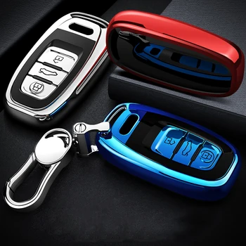 High Quality TPU Chrome Car Key Case Cover Bag fit for Audi Q5 A4 A5 A6 A7 A8 S5 S6 S7 S8 Key Shell Protector Auto Key Chains
High Quality TPU Chrome Car Key Case Cover Bag fit for Audi Q5 A4 A5 A6 A7 A8 S5 S6 S7 S8 Key Shell Protector Auto Key Chains