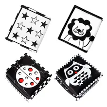 Baby Cloth Black and White Soft Book Cartoon Animal Educational Rustling Crinkle Paper Learning Teething Toy for Baby
Baby Cloth Black and White Soft Book Cartoon Animal Educational Rustling Crinkle Paper Learning Teething Toy for Baby