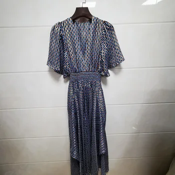 Spring Summer New 2020 Women Midi Dress Irregular Short-sleeved V-neck Waist Slim Print Female Ladies Sexy Dresses Holiday
Spring Summer New 2020 Women Midi Dress Irregular Short-sleeved V-neck Waist Slim Print Female Ladies Sexy Dresses Holiday