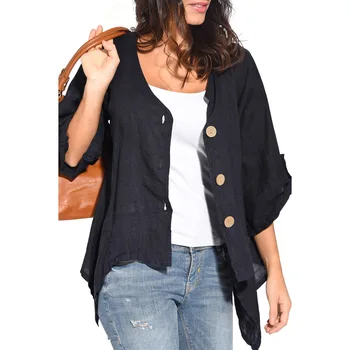 clothing OWLPRINCESSAutumn Solid Color Loose-Fit Cardigan Long Sleeve Three Buckles Casual Versatile Shirt Tops
clothing OWLPRINCESSAutumn Solid Color Loose-Fit Cardigan Long Sleeve Three Buckles Casual Versatile Shirt Tops
