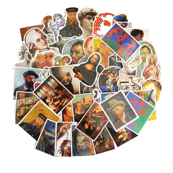 50PCS Famous painting stickers Van Gogh Oil Painting Pattern Mona Lisa world masterpiece cool laptop decoration sticker
50PCS Famous painting stickers Van Gogh Oil Painting Pattern Mona Lisa world masterpiece cool laptop decoration sticker