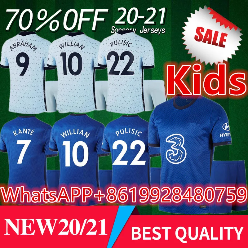 

Kids Kit 2020 Chelsea Home Baby Soccer Jersey WILLIAN KANTE PULISIC PEDRO GIROUD MOUNT 20/21 Chelseaes Away Child Football Shirt