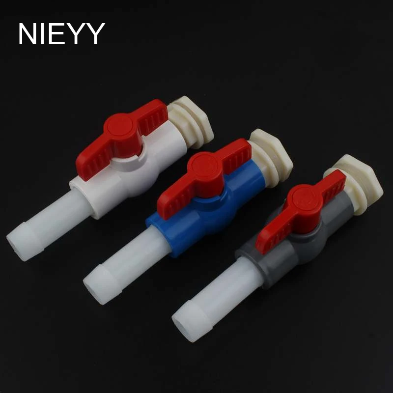 

1/2'' 3/4'' Fish Tank Pipe Joint ABS 20mm 25mm Valve Aquarium Water Outlet Inlet Tank Connector Water Tower Joint Bucket Fitting